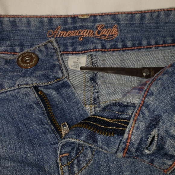 💋American Eagle Outfitters Sz2 JEAN MINI - Picture 4 of 8